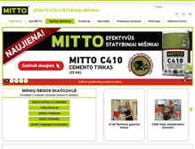 Tablet Screenshot of mitto.lt
